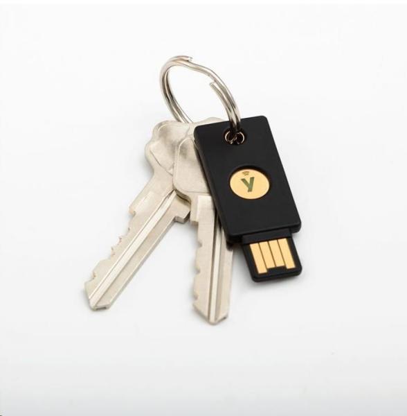 YubiKey 5 NFC - USB-A,  kľúč/ token s viacfaktorovou autentifikáciou (NFC),  podporou OpenPGP a Smart Card (2FA)2