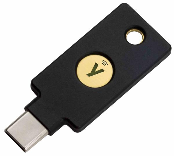 YubiKey 5C NFC - USB-C,  kľúč/ token s viacfaktorovým overovaním (NFC),  podporou OpenPGP a čipových kariet (2FA)