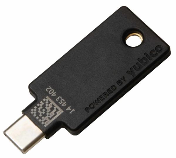 YubiKey 5C NFC - USB-C, kľúč/token s viacfaktorovým overovaním (NFC), podporou OpenPGP a čipových kariet (2FA)1