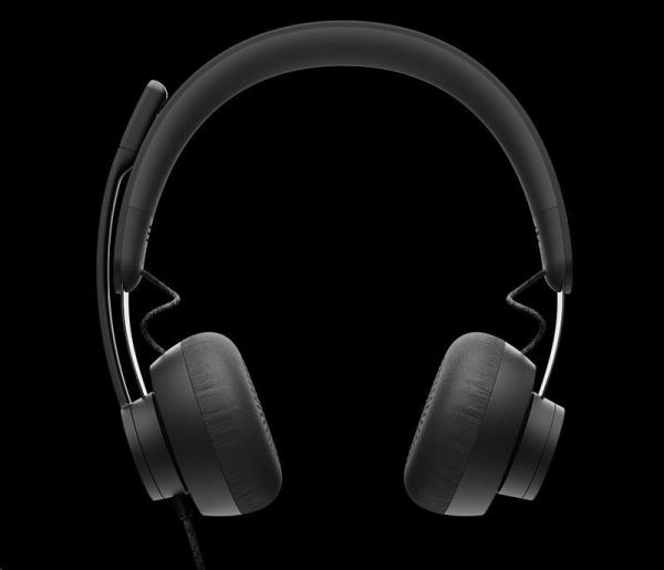 Logitech sluchátka s mikrofonem Zone Wired Teams Headset Graphite - EMEA1