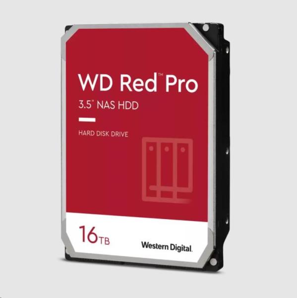 WD RED Pro NAS WD161KFGX 16 TB SATAIII/ 600 512 MB cache,  259 MB/ s,  CMR