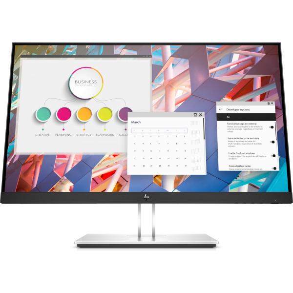 HP LCD E24 G4 23.8" 1920x1080,  IPS s/ LED micro-edge,  jas 250 cd/ m2,  1000:1,  5 ms g/ g,  VGA,  DP 1.2,  HDMI 1.4,  USB3.22