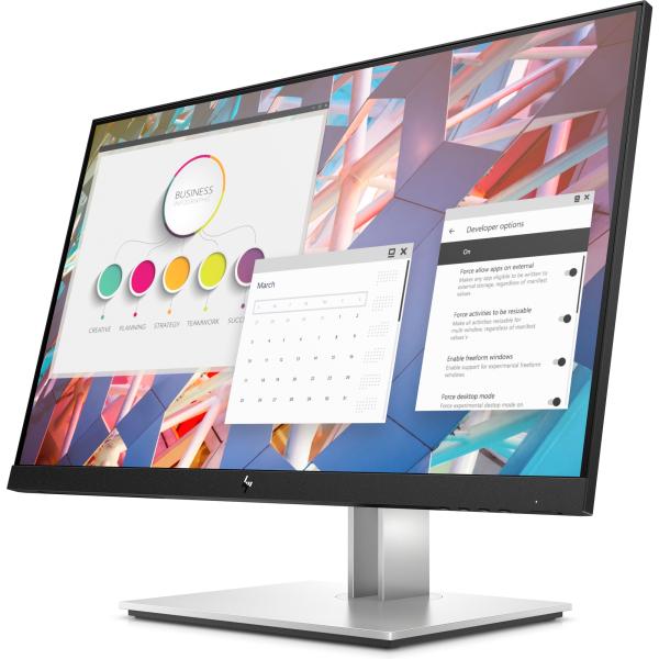 HP LCD E24 G4 23.8" 1920x1080,  IPS s/ LED micro-edge,  jas 250 cd/ m2,  1000:1,  5 ms g/ g,  VGA,  DP 1.2,  HDMI 1.4,  USB3.24