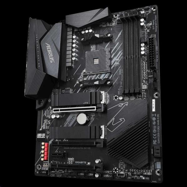 GIGABYTE MB Sc AM4 B550 AORUS ELITE AX V2,  AMD B550,  4xDDR4,  1xDP,  1xHDMI1