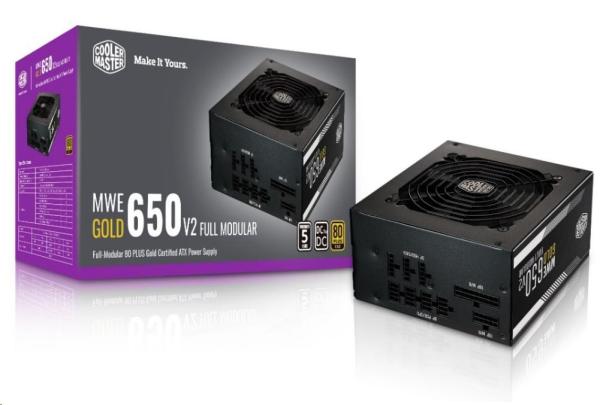 Cooler Master MWE 650 Gold-v2 Full modular,  650W,  80+ Gold10