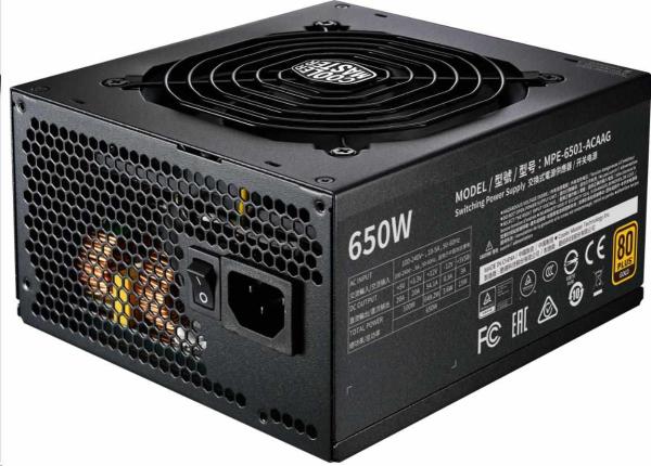 Cooler Master MWE 650 Gold-v2 Full modular,  650W,  80+ Gold7