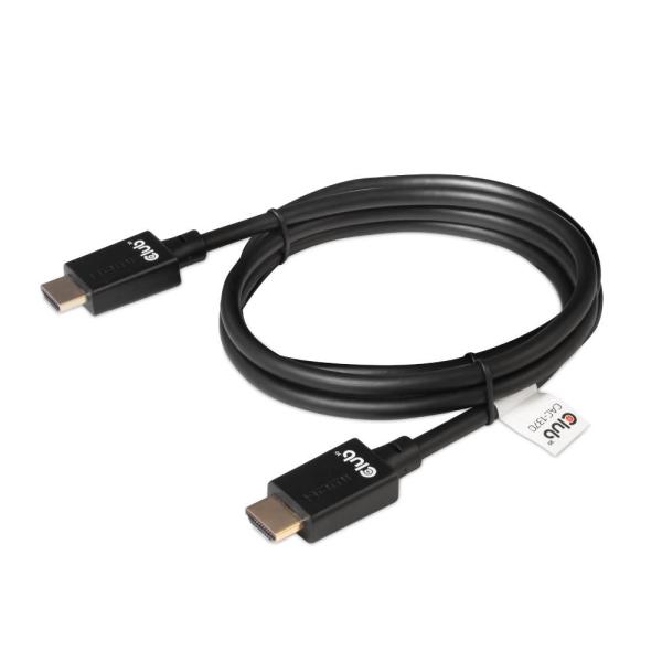 Club3D Adaptér HDMI 2.1 Ultra Rychlý HDMI™ Certifikovaný 4K120Hz,  8K60Hz,  48Gbps (M/ M 1.5 m/ 4.92 ft),  28 AWG6