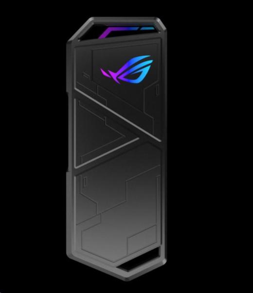 ASUS ROG STRIX ARION LITE SSD NVME AURA case, USB-C 3.2, M.2 NVMe SSD kovový box, délka 30-80 mm, AURA RGB2