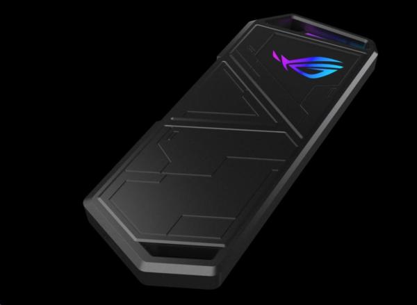 ASUS ROG STRIX ARION LITE SSD NVME AURA case, USB-C 3.2, M.2 NVMe SSD kovový box, délka 30-80 mm, AURA RGB3