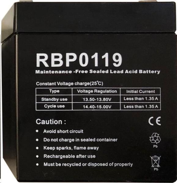 Náhradná batéria CyberPower (12V/ 5Ah) pre BU600E,  UT650E,  UT650EG,  UT1050E,  UT1050EG (kompatibilná s RBP0118,  RBP0046)