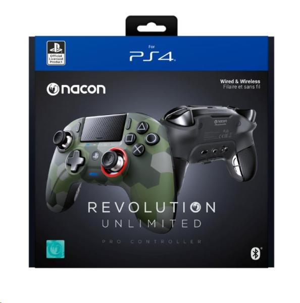 Herní ovladač Nacon Revolution Unlimited Pro Controller – Coloured Camo Green3