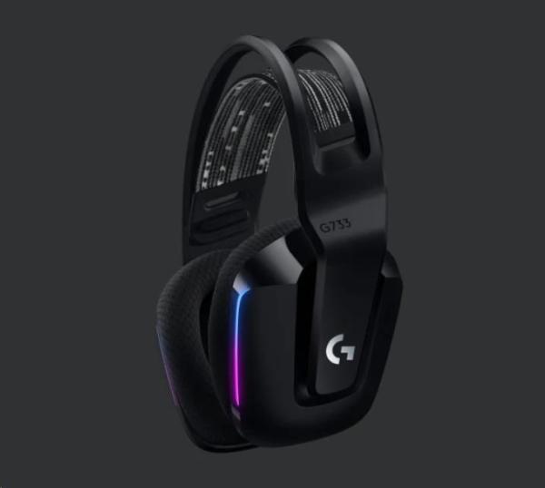 Logitech herní sluchátka G733,  LIGHTSPEED Wireless RGB Gaming Headset,  EMEA,  black1
