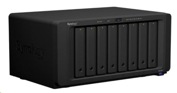 Synology DS1821+ DiskStation (4C/Ryzen V1500B/4GBRAM/8xSATA/2xM.2/4xUSB3.0/2xSATA/4xGbE/1xPCIe)3