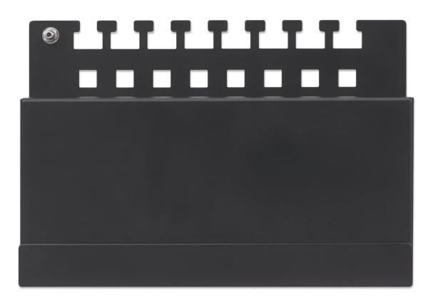Intellinet Patch panel 8 portov Cat6A,  tienený FTP,  čierny,  stolový3