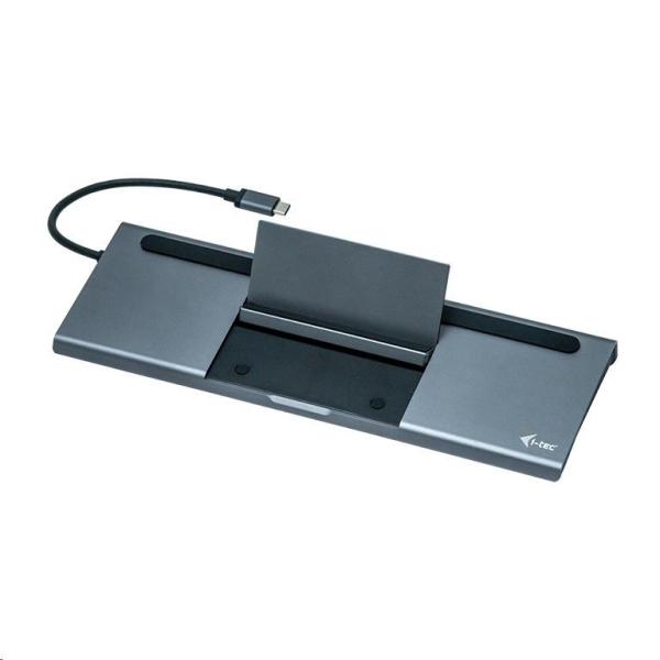 Bazar - iTec USB-C Metal Low Profile 4K Triple Display Docking Station + Power Delivery 85 W + charger, z opravy4