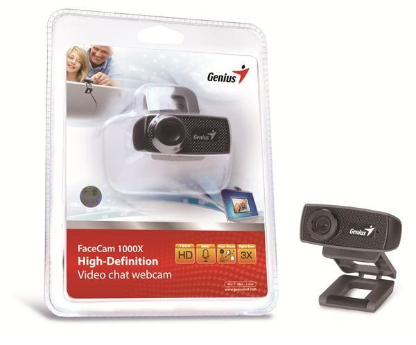 GENIUS webová kamera FaceCam 1000X V2/  HD/  720P/  USB2.0/  UVC/  mikrofón3