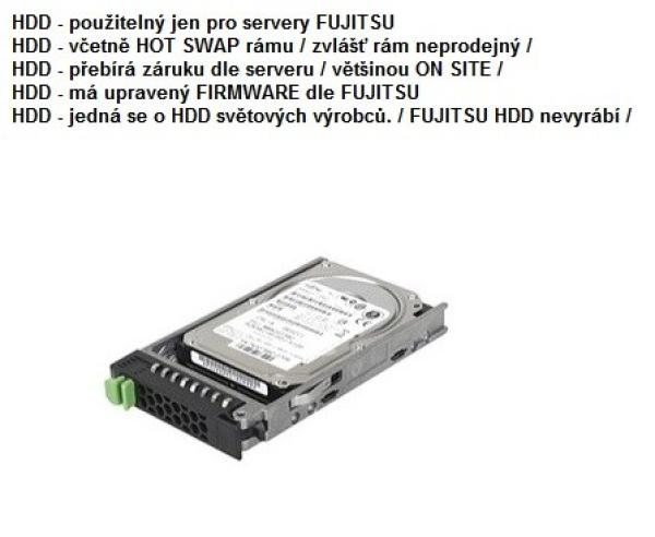 FUJITSU HDD SRV SAS 12G 2.4TB 10K 512e H-P 2.5" EP - TX1320M5 TX1330M5 RX1330M5