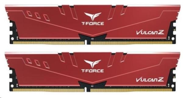 DIMM DDR4 32GB 3200MHz,  CL16,  (KIT 2x16GB),  T-FORCE VULCAN Z,  Red