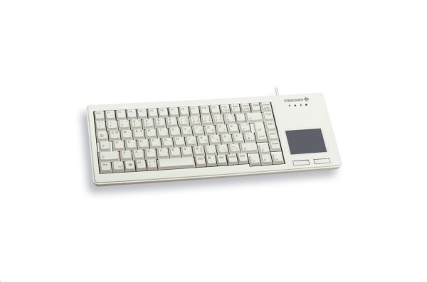 CHERRY klávesnice G84-5500, touchpad, ultralehká, USB, EU, šedá1