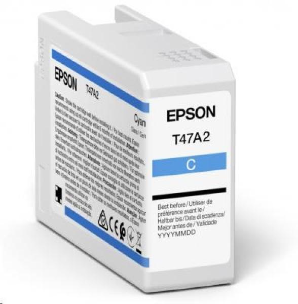 Atrament EPSON Singlepack Cyan T47A2 UltraChrome Pro 10 50 ml