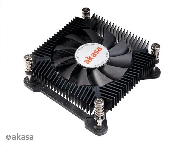 AKASA CPU chladič KS7 pre Intel LGA 1200/115X, nízky profil, 35W TDP