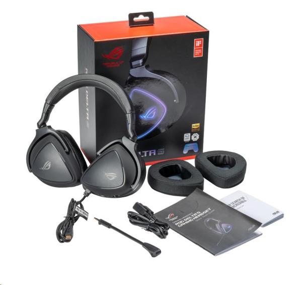 ASUS sluchátka ROG DELTA S,  Gaming Headset,  černá5