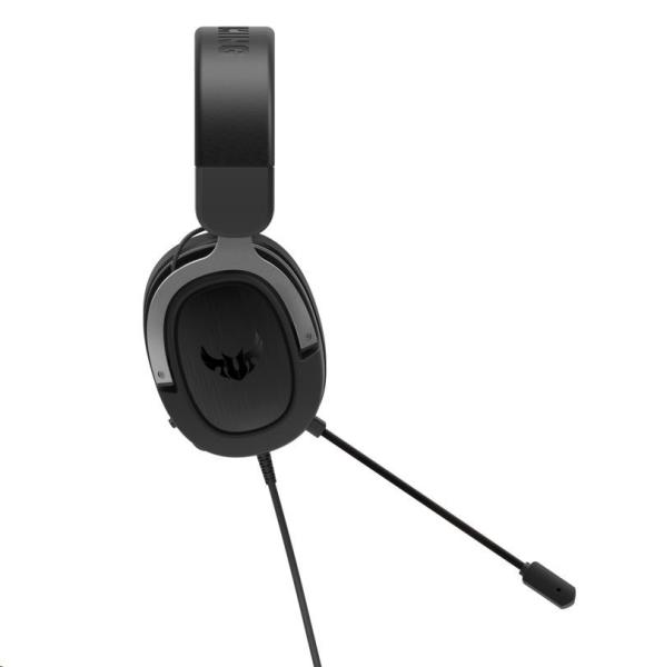 ASUS sluchátka TUF Gaming H3 Gun Metal,  Gaming Headset,  černo-šedá8