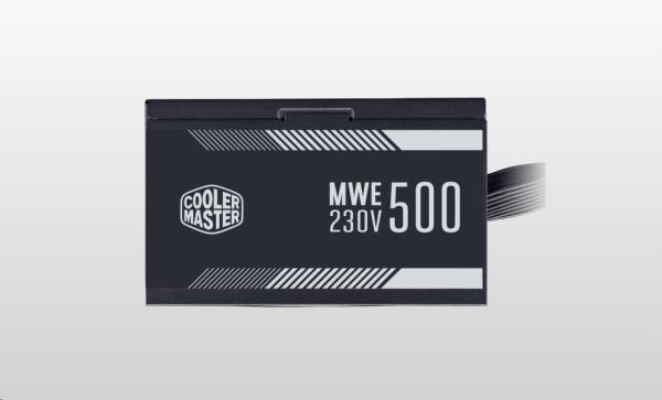 Napájací zdroj Cooler Master MWE 500W WHITE 230V - V2,  120mm,  80+ BULK6