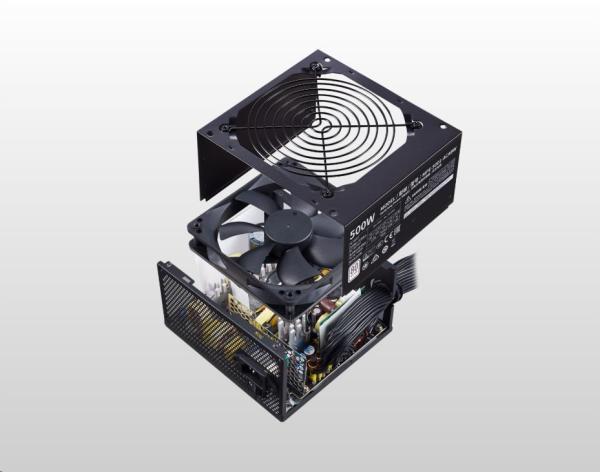 Napájací zdroj Cooler Master MWE 500W WHITE 230V - V2,  120mm,  80+ BULK8