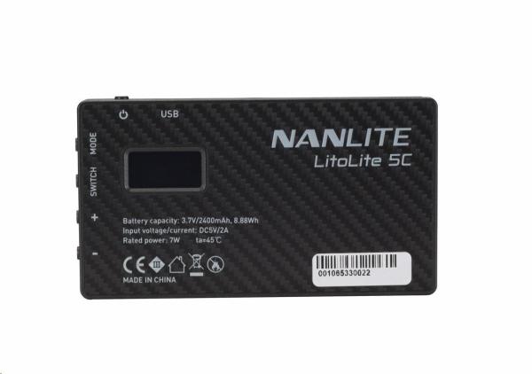 Nanlite LitoLite 5C RGBWW LED světelný panel4
