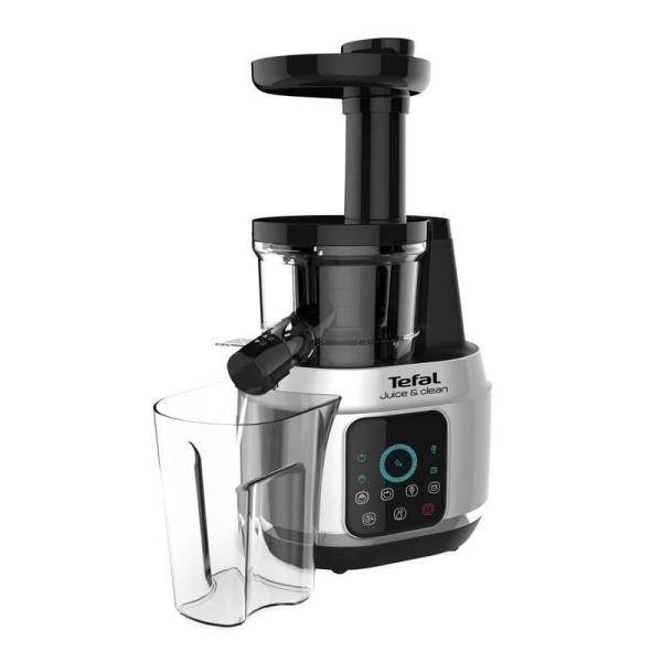 Tefal Juice N" Clean ZC420E38 šnekový odšťavňovač,  150 W,  0.8 l,  funkce zpětného chodu,  funkce proti odkapávání