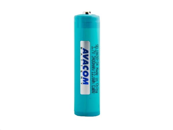 AVACOM Nabíjecí baterie 18650 Panasonic 3400mAh 3, 6V Li-Ion - s elektronickou ochranou,  vhodné pro svítilny