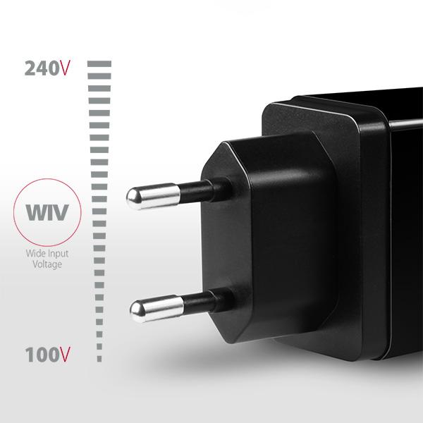 AXAGON ACU-QC19, QC nabíjačka do siete 19W, 1x port USB-A, QC3.0 AFC FCP SMART, čierna5