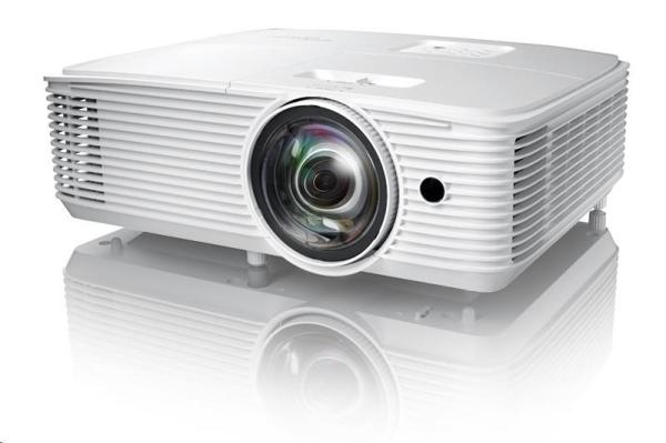 Optoma projektor W309ST  (DLP,  FULL 3D,  WXGA,  3 800 ANSI,  25 000:1,  16:10,  HDMI,  VGA,  RS232,  10W speaker)1