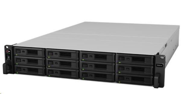 Synology RS3621xs+ RackStation (8C/ XeonD-1541/ 2, 1-2, 7 GHz/ 8 GBRAM/ 12xSATA/ 2xUSB3.0/ 4xGbE/ 2x10GbE/ 2xPCIe)1