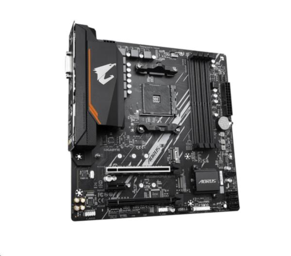 GIGABYTE MB Sc AM4 B550M AORUS ELITE,  AMD B550,  4xDDR4,  1xHDMI,  1xDVI,  mATX3