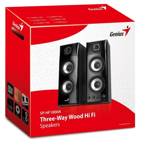 GENIUS reproduktory SP-HF 1800A v2,  50W,  2.0,  černá4