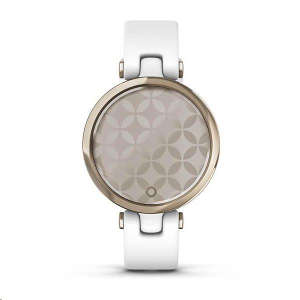 Garmin hodinky Lily Sport Cream Gold/ White Silicone Band6