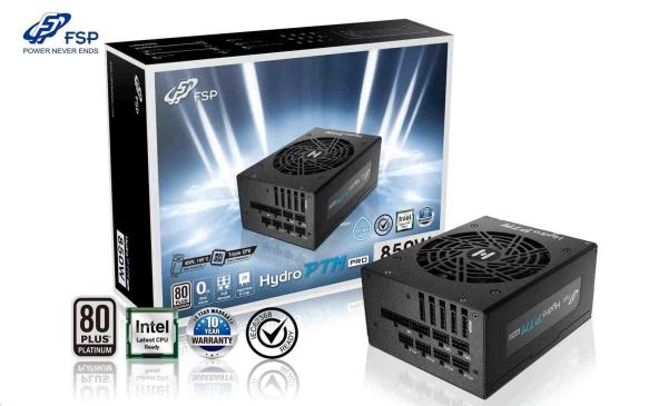 Napájací zdroj Fortron 850W, HYDRO PTM PRO 850, 80PLUS PLATINUM, modulárny7