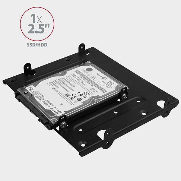 AXAGON RHD-435,  kovový rám pre 4x 2.5" alebo 2x 2.5" HDD/ SSD a 1x 3.5" HDD na 5.25" pozícia0