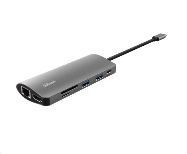 Adaptér TRUST DALYX,  7 v 1,  USB-C0