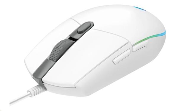 Logitech Gaming Mouse G102 2nd Gen LIGHTSYNC,  USB,  EER,  biela1