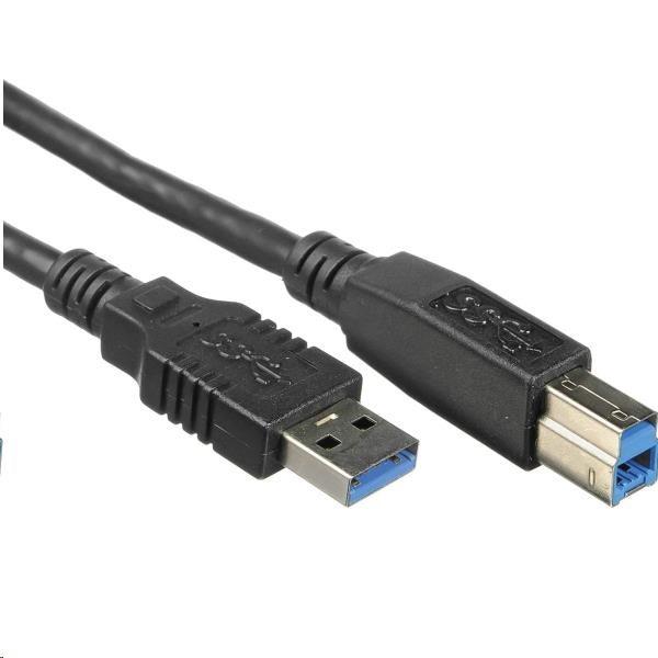 Kábel USB PREMIUMCORD 3.0,  Super-speed 5Gbps A-B,  9pin,  3m