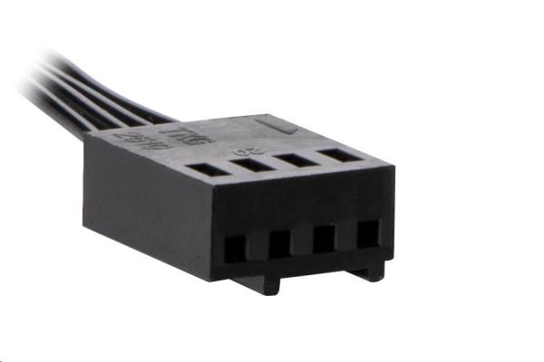 EVOLVEO Ptero 12CR,  PWM,  4pin,  LED červená,  12V ventilátor 120mm3