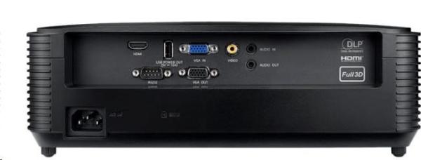 Optoma projektor S400LVe (DLP,  SVGA,  4000 ANSI,  25 000:1,  HDMI,  VGA,  Audio,  10W speaker)4