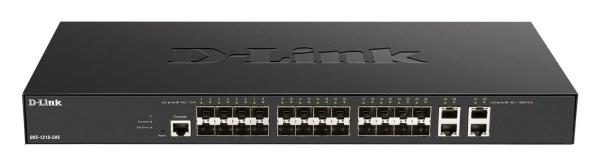 D-Link DXS-1210-28S 24 x 10 G SFP+ portov + 4 x 10 G Base-T portov Smart Managed Switch1