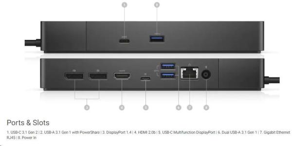 DELL Performance Dock WD19DCS 240W3