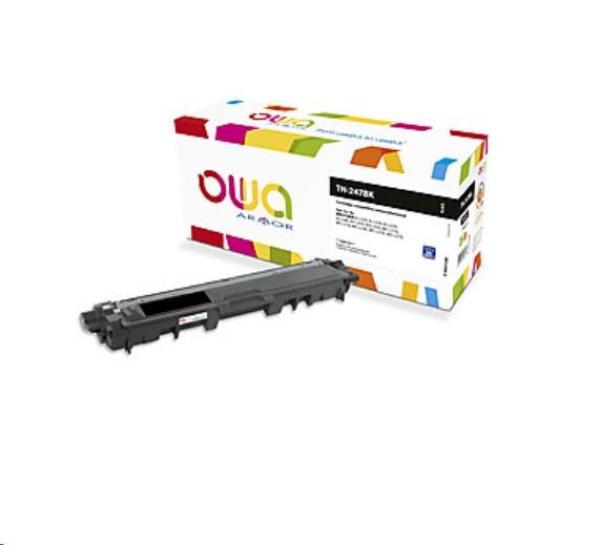 OWA Armor toner pre BROTHER DCP L3510CDW,  DCP L3550CDW,  HL L3210CW, HL L3270CD,  3000 ks.,  TN247BK,  čierna/ čierna (TN-247