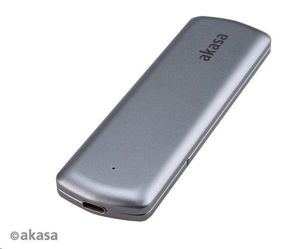 Externý box AKASA pre M.2 disky SSD SATA/ NVMe,  USB 3.2 Gen 2,  10 Gb/ s,  hliník1