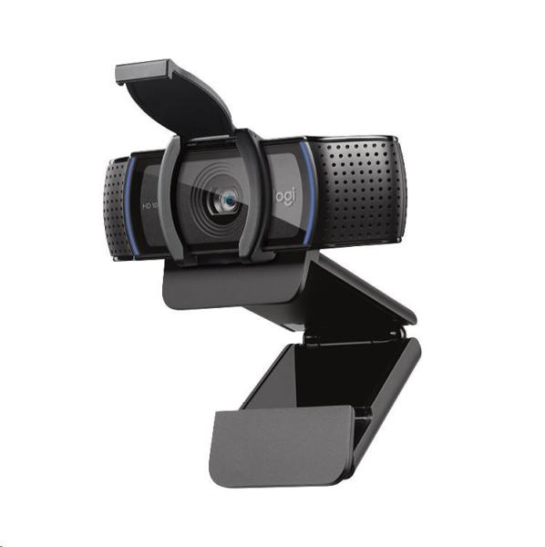 Logitech HD Webcam C920S,  kamera vrátane. čiapky4